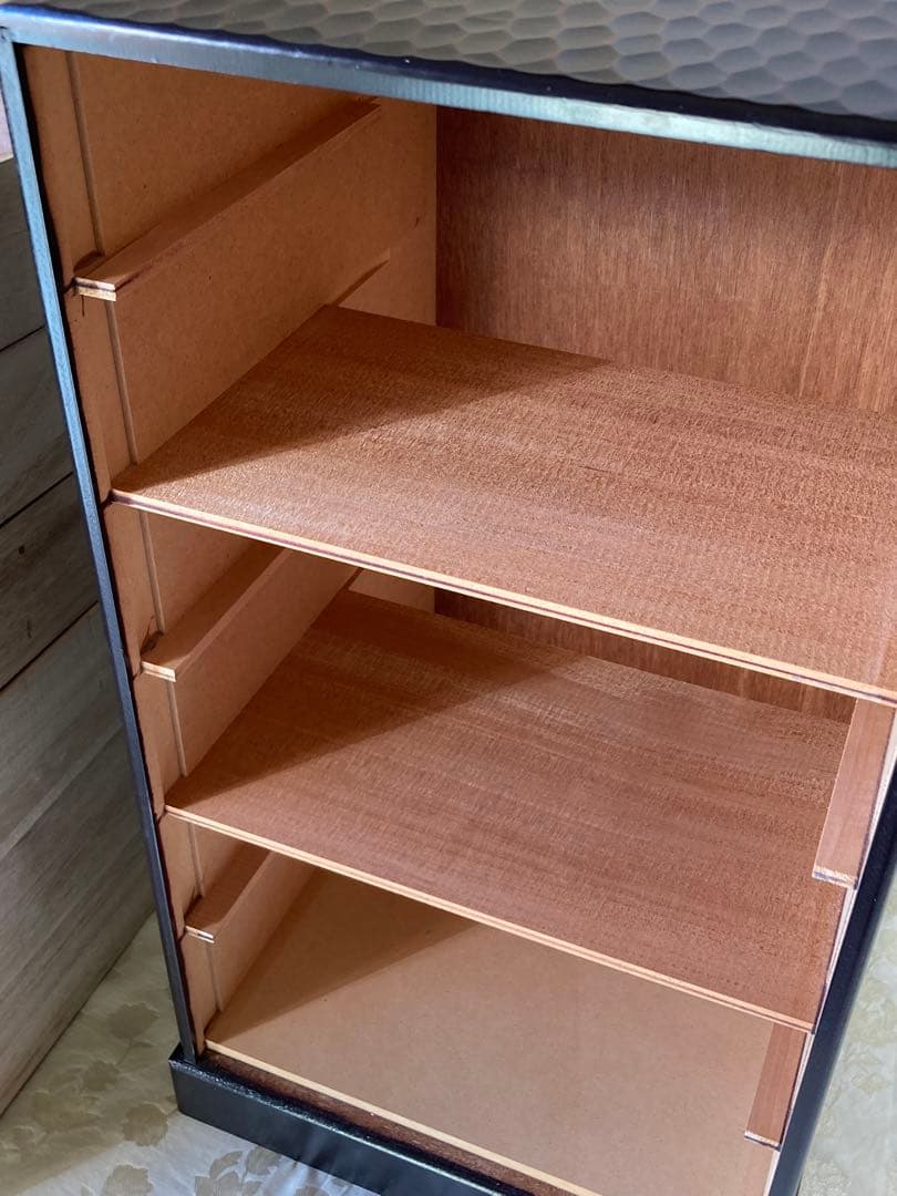 鎌倉彫り6段小箪笥　美品