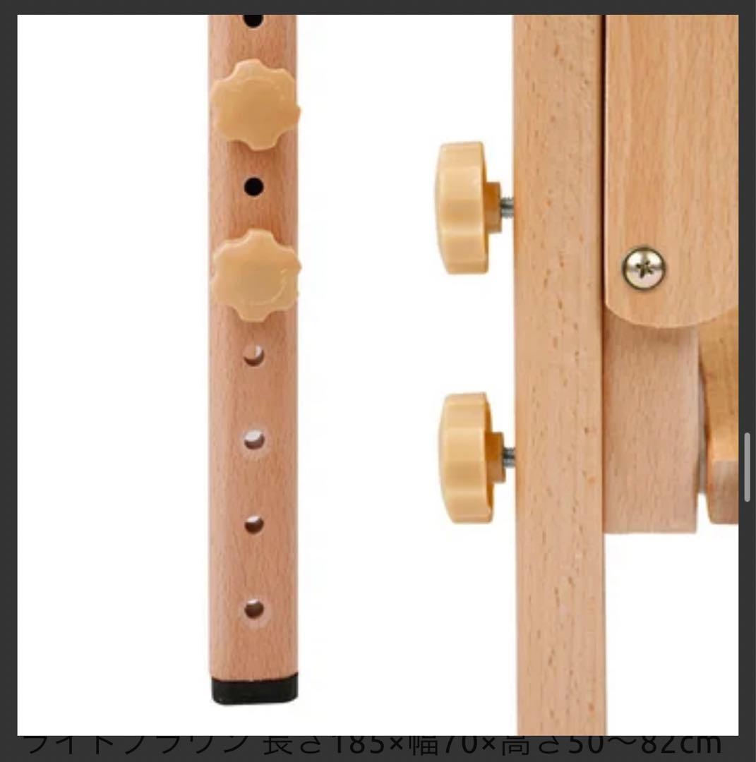 有孔折りたたみマッサージベッド ライトブラウン