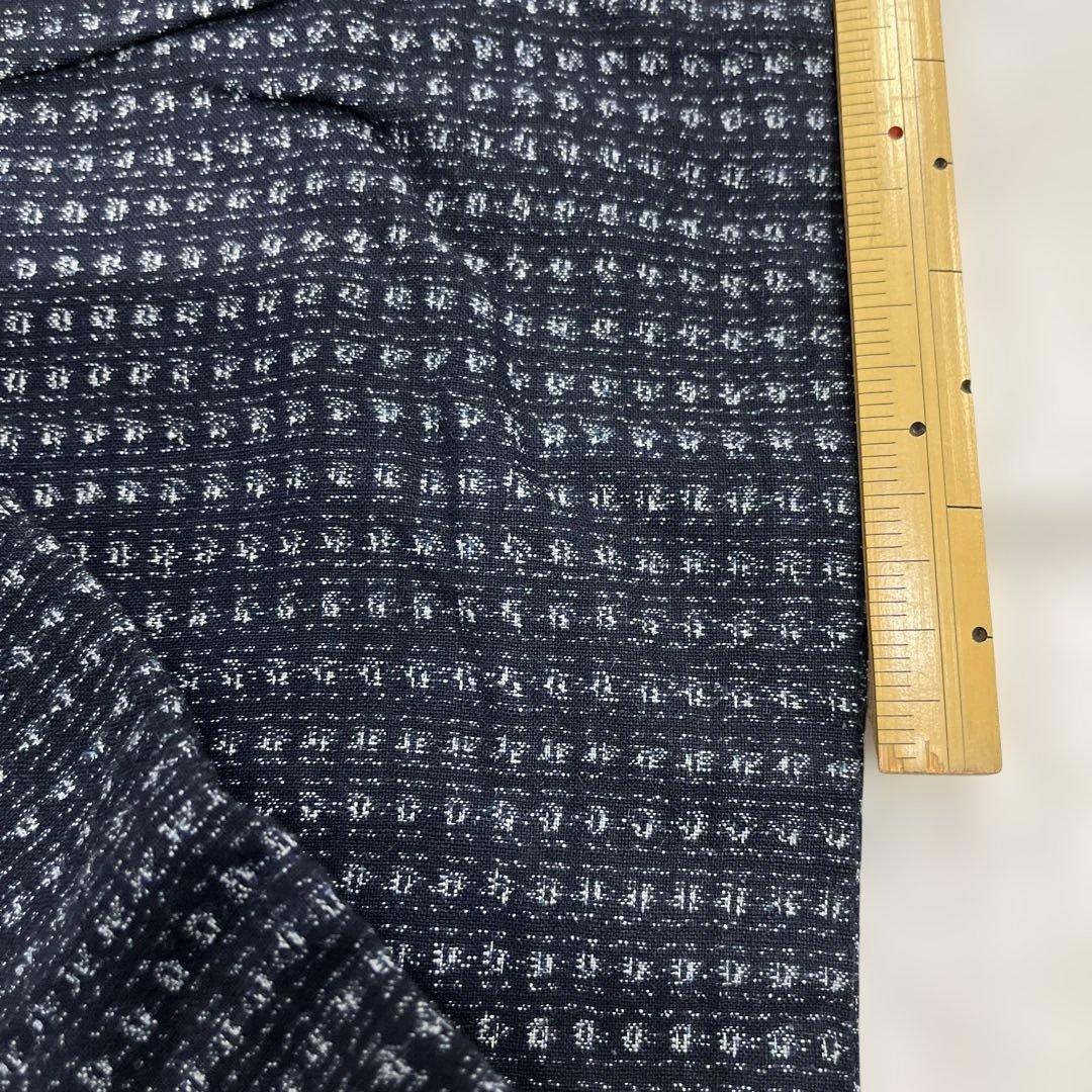 120 書生絣　羽織　着物　リメイク用