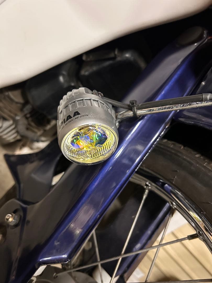 PIAA 002 希少‼︎ ハロゲン ライト イエロー バイク フォグランプ一個