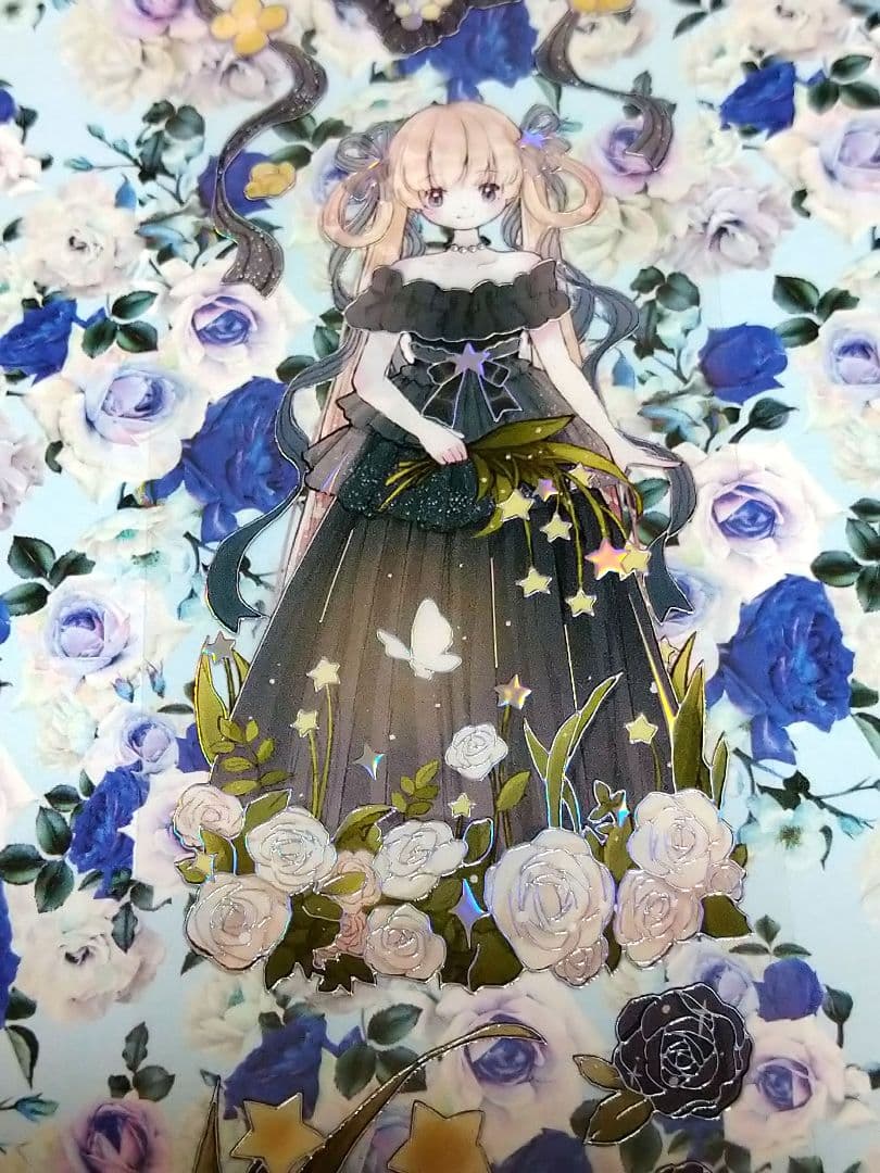 ☆再販☆J348＃星月(镭射银)差只小恐龙切り売り海外人物マステ女の子