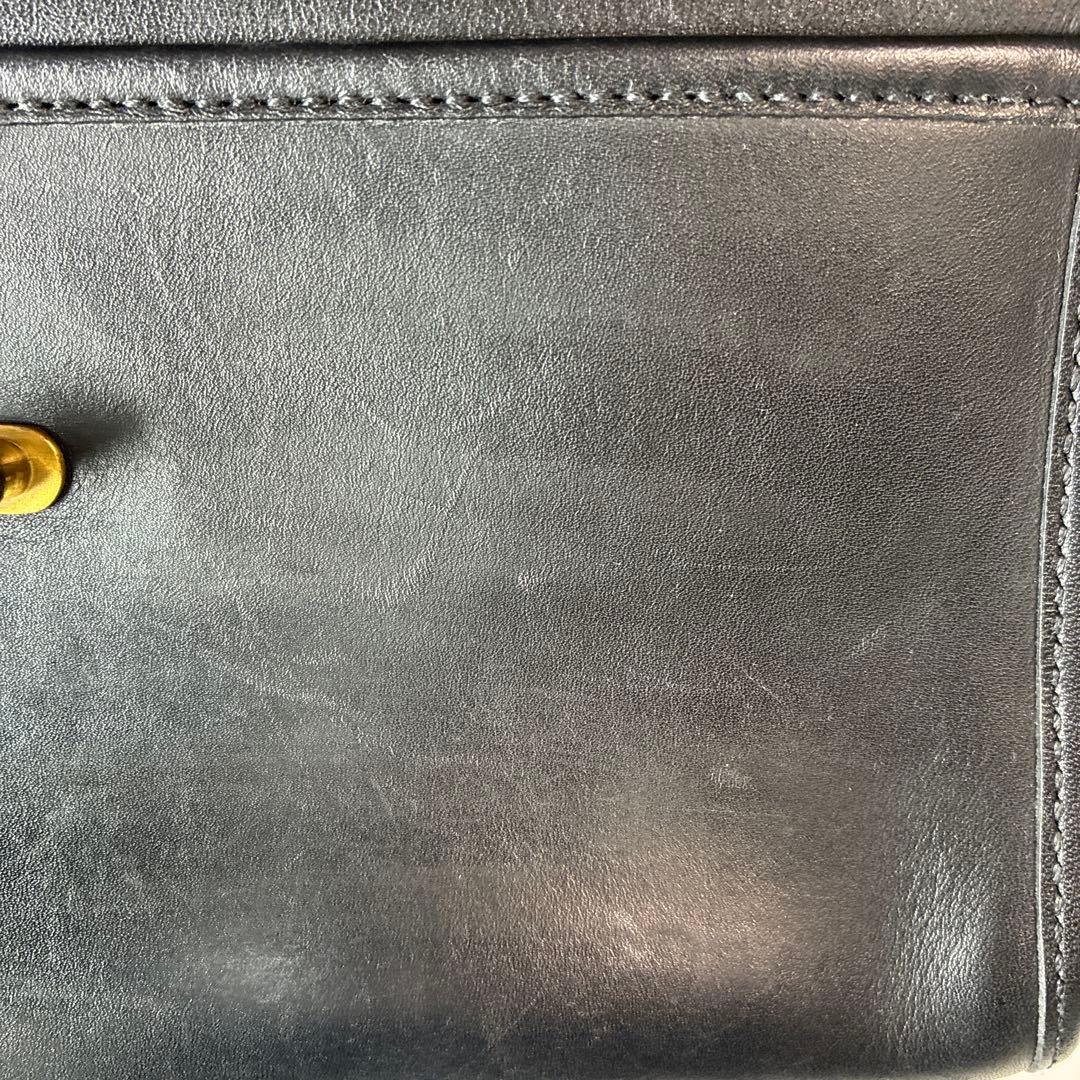 2/1まで出品　コーチ　ビンテージ　2wayバック レザー　ブラック