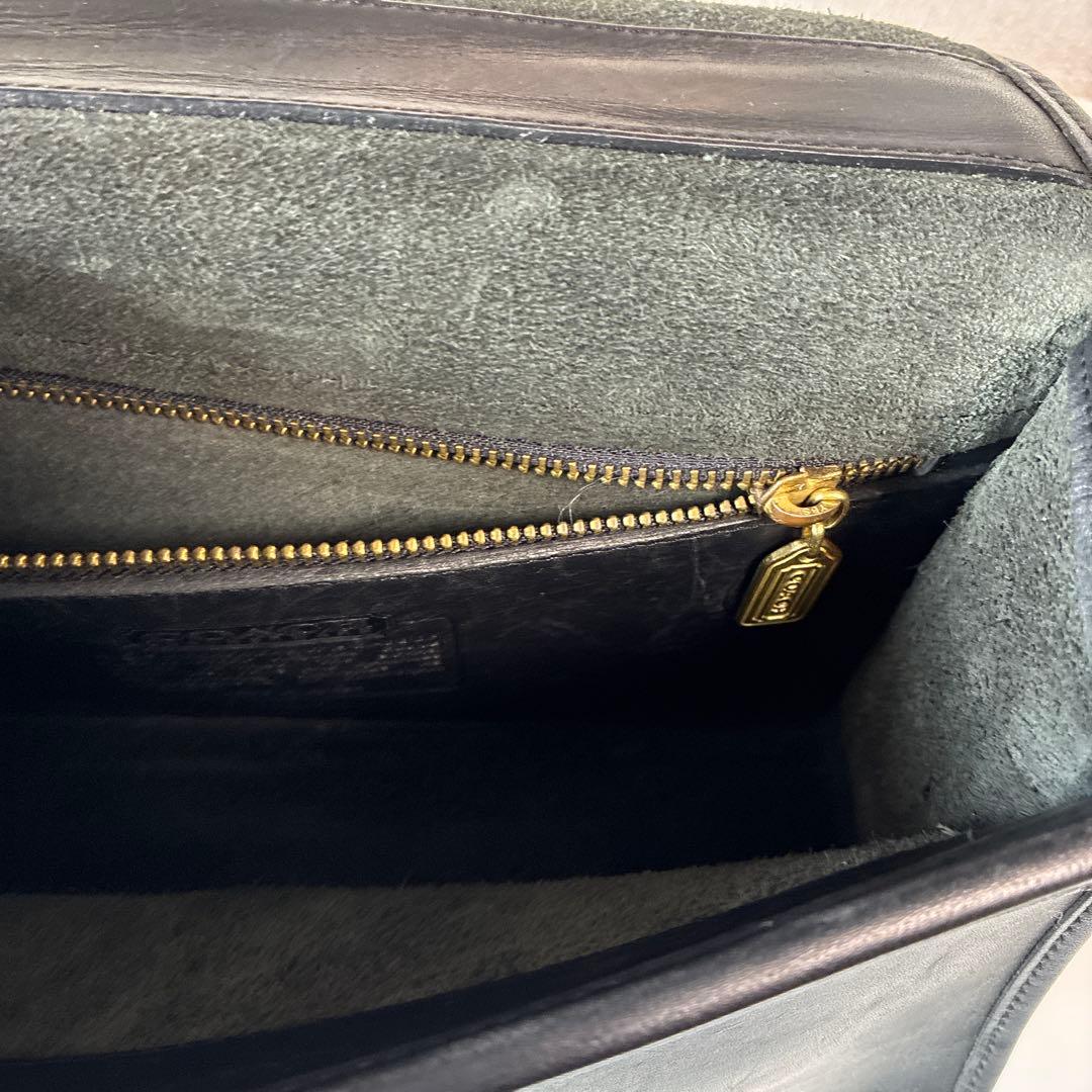 2/1まで出品　コーチ　ビンテージ　2wayバック レザー　ブラック