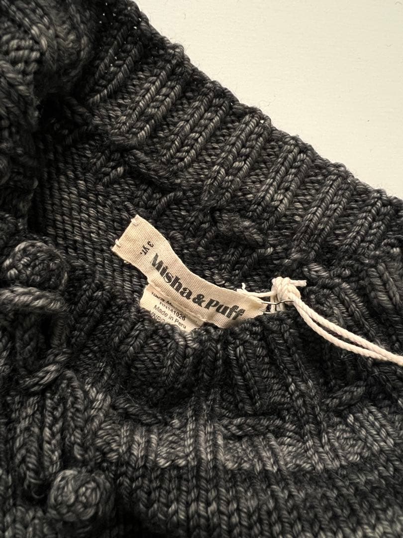 misha&puff ミシャアンドパフ　3Y スケポン　ニットスカート