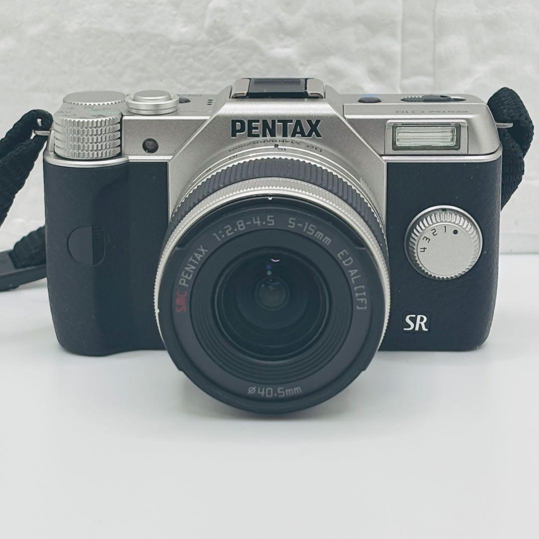 【美品】PENTAX Q10 ミラーレス 一眼 レンズセット　ケース付き