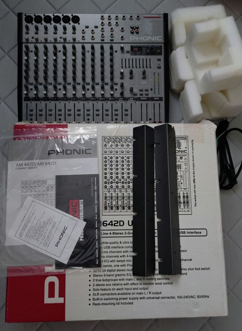 PHONIC AM642D USB オーディオミキサー