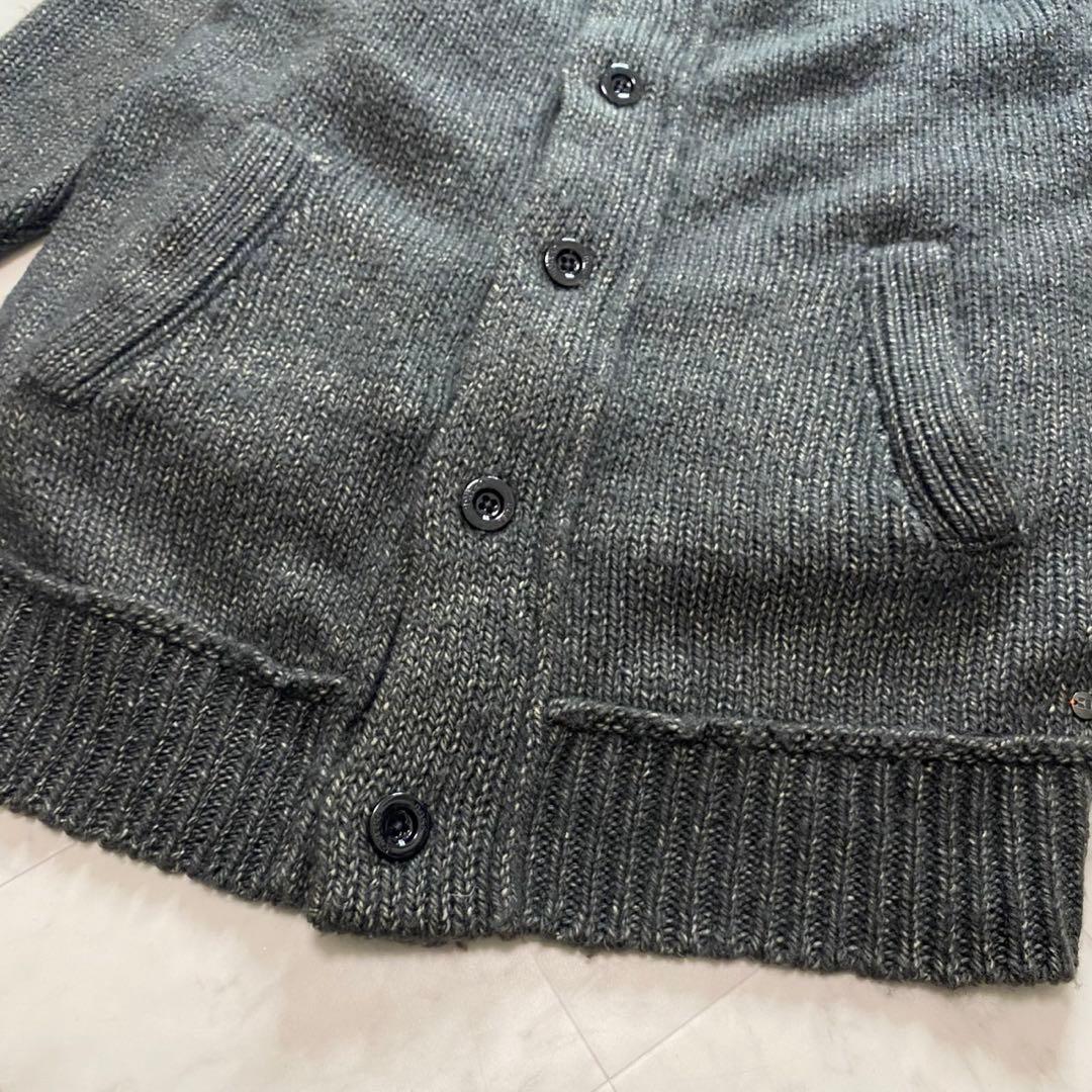 HUGO BOSS 大きいサイズ3XL ニットコート　ボアライナー付き　ブラウン