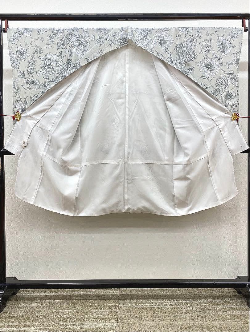 2尺袖 ポリエステル着物 楊柳 袴用