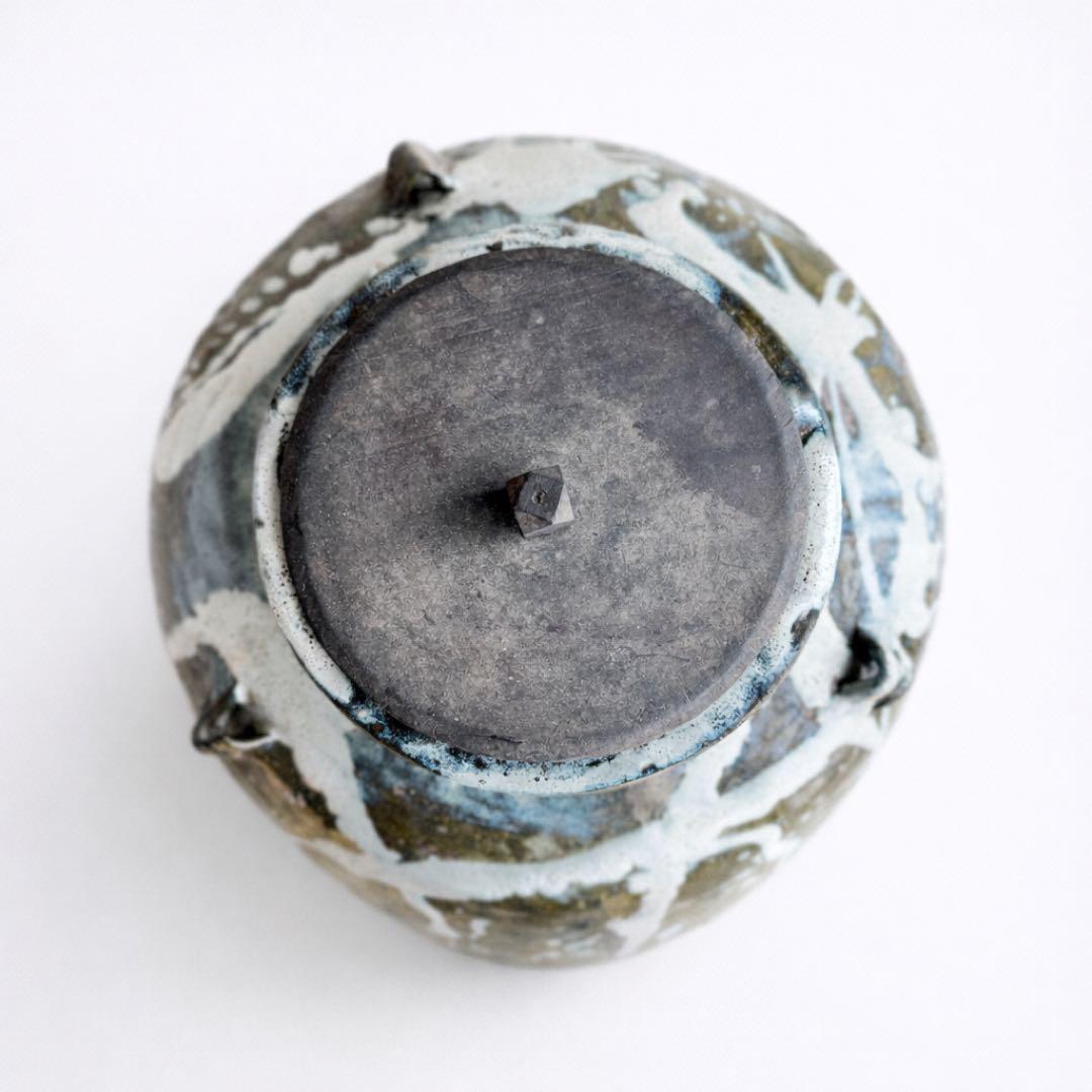 小代焼 大壺 高さ44cm 直径約34cm 民藝 古陶 骨董