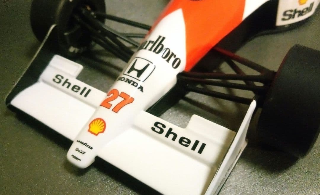 ミニチャンプス 1/18 F1 マクラーレン MP4/5B A.セナ リペイント