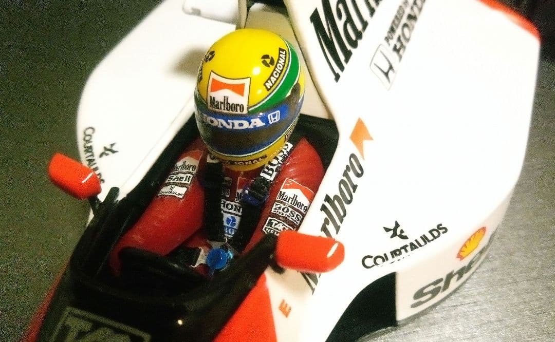 ミニチャンプス 1/18 F1 マクラーレン MP4/5B A.セナ リペイント