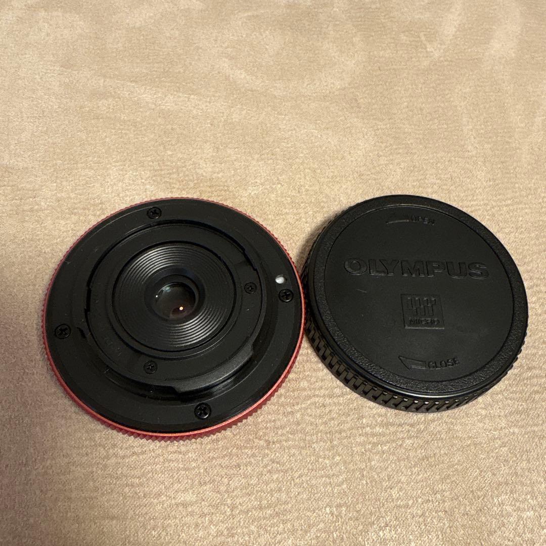 ✨美品✨　OLYMPUS 15mm f/1.8 レンズ レッド