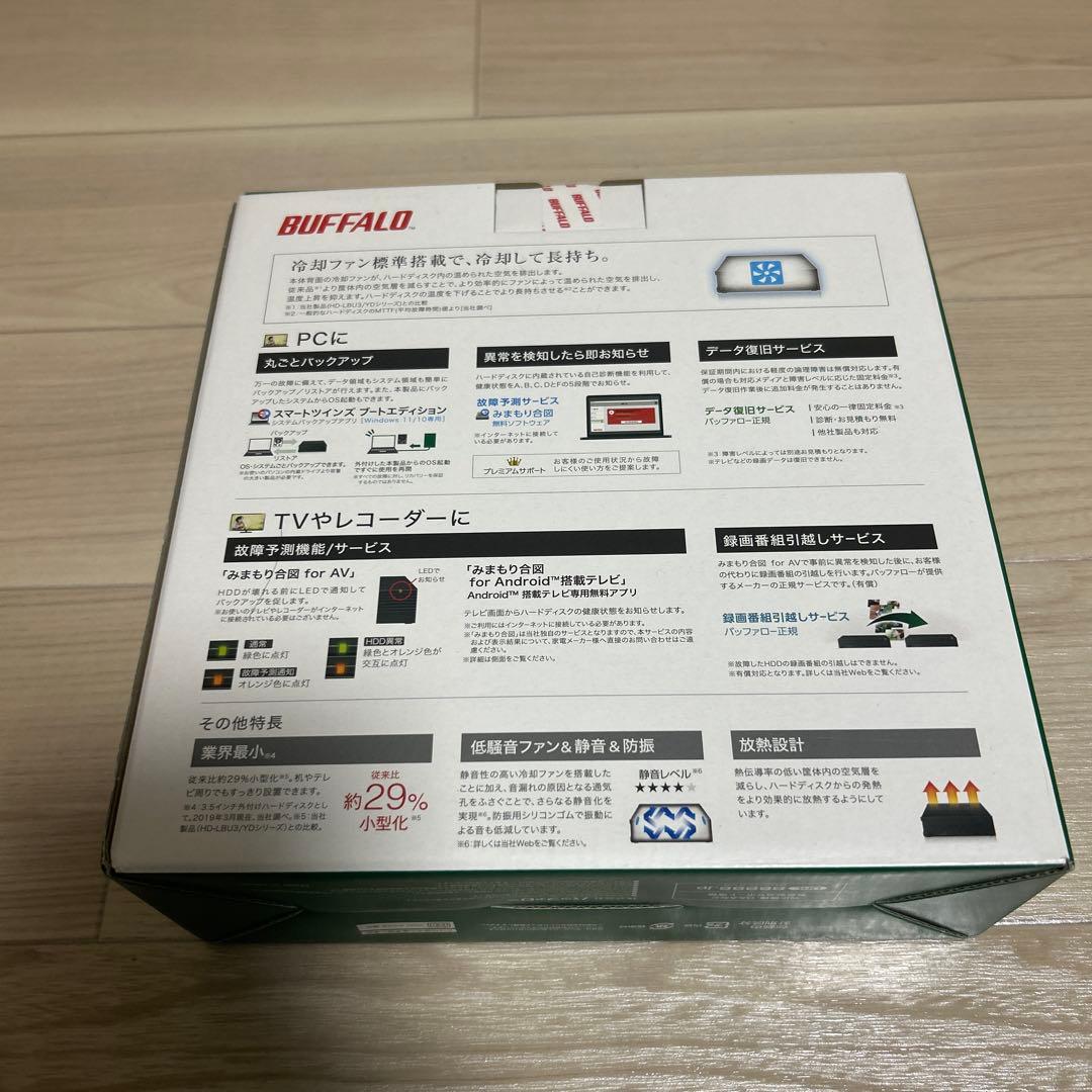 バファロー　4.0TB HDD HD-LDF4.0U3-BA/Y ハードディスク