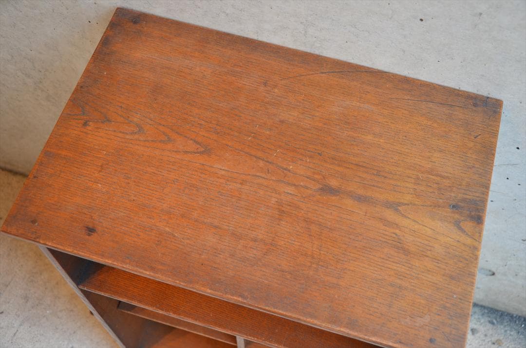 時代物　明治時代　木製　本箱　本棚　持ち手付　アンティーク　骨董品