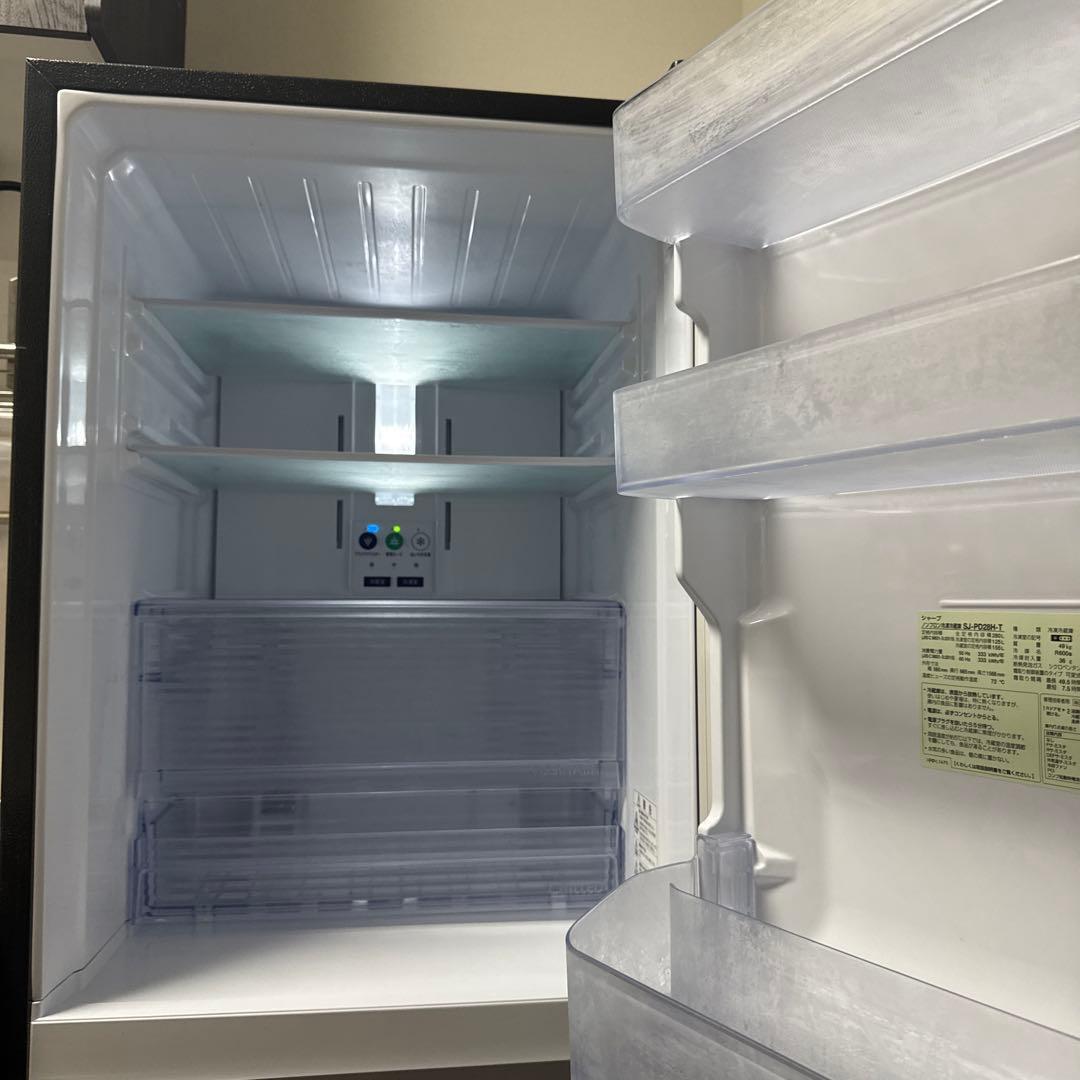 【2022年製】シャープ SHARP 冷蔵庫 280L SJ-PD28H-T