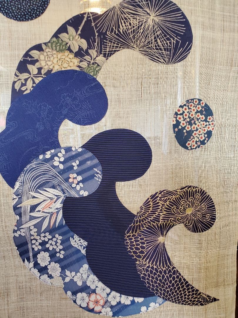 スイカ　波兎暖簾&瓢箪暖簾