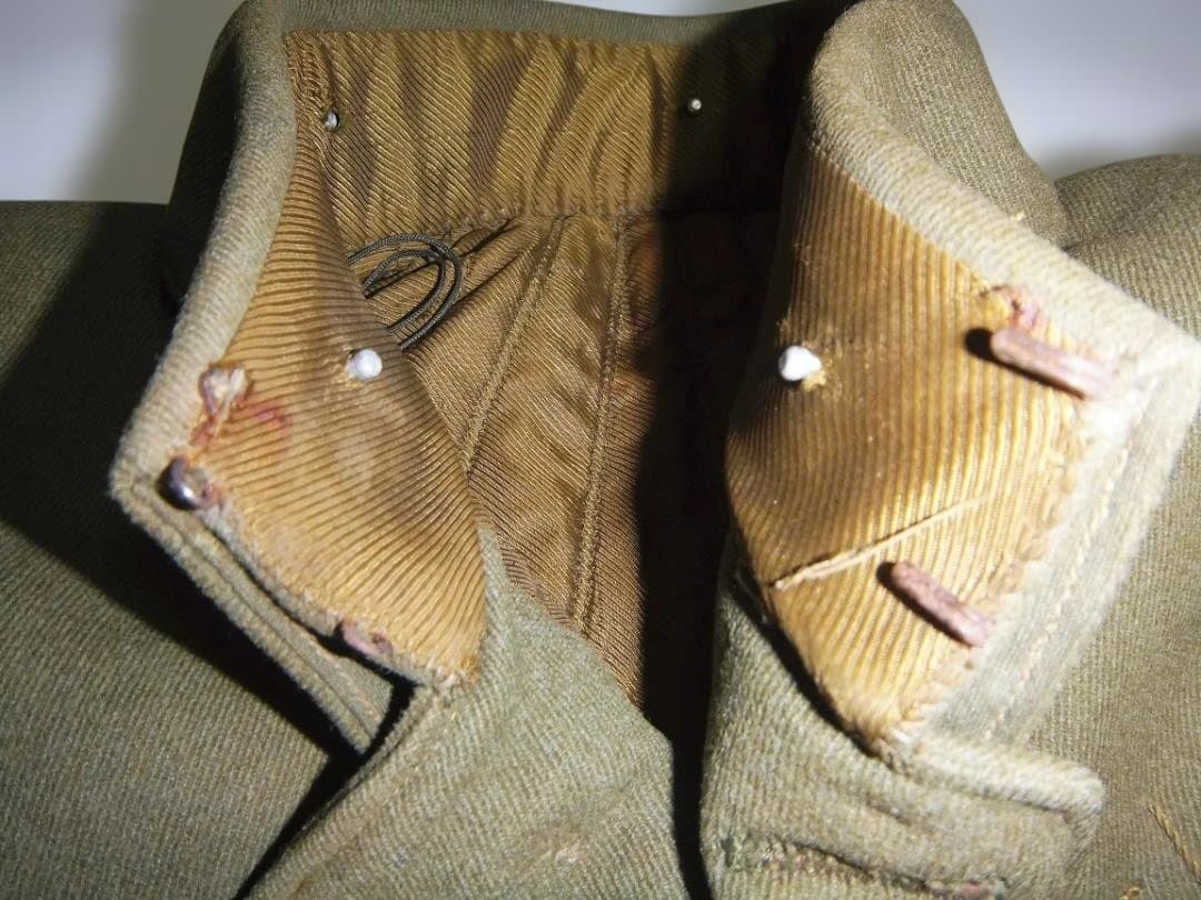 旧日本陸軍「将校用　九八式軍衣袴　制服上下」中古品