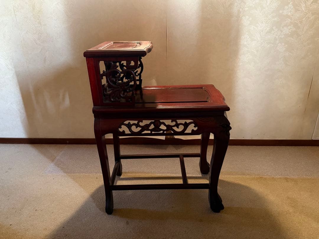 アンティーク家具 紅木家具 サイドテーブル