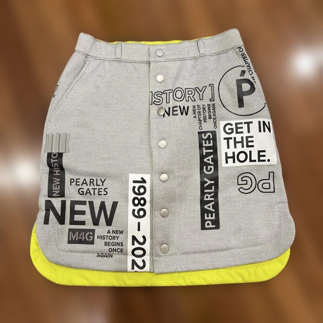 パーリーゲイツ　中綿リバーシブルスカート