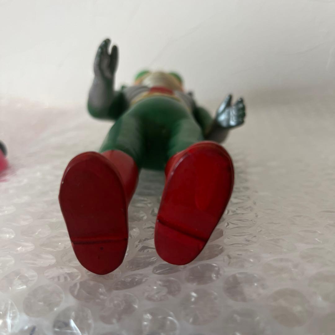 ⚠️レア　仮面ライダーV3 パチ　無版権　贋作　スタンダードサイズ　ソフビ　当時物