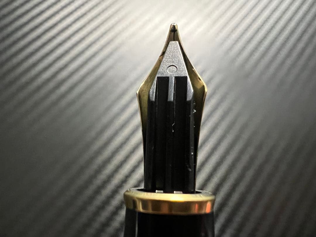 モンブラン マイスターシュテュック 144 M 中字 ブラック 全金 万年筆