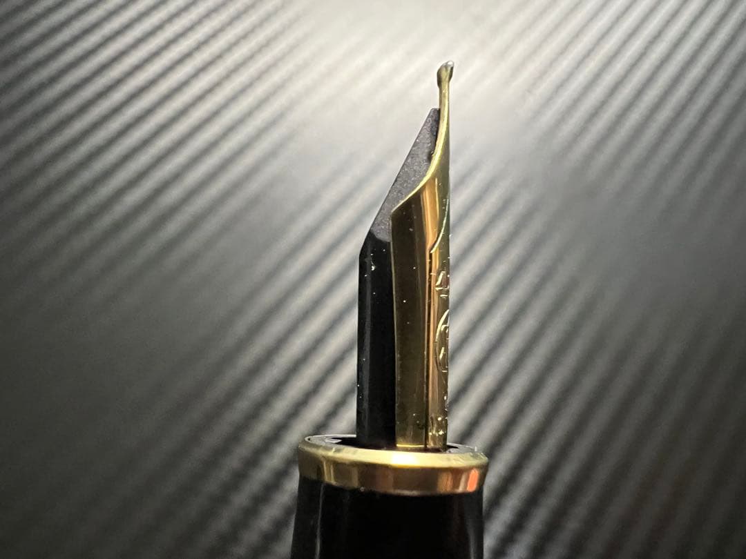 モンブラン マイスターシュテュック 144 M 中字 ブラック 全金 万年筆