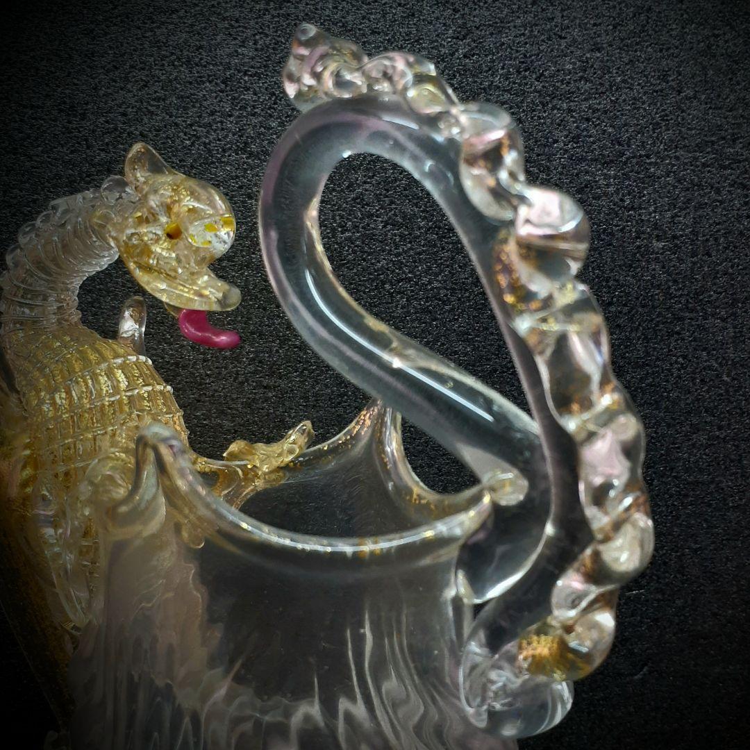 MURANO La Fenice ムラノ ラ フェニーチェ 双耳 ドラゴングラス