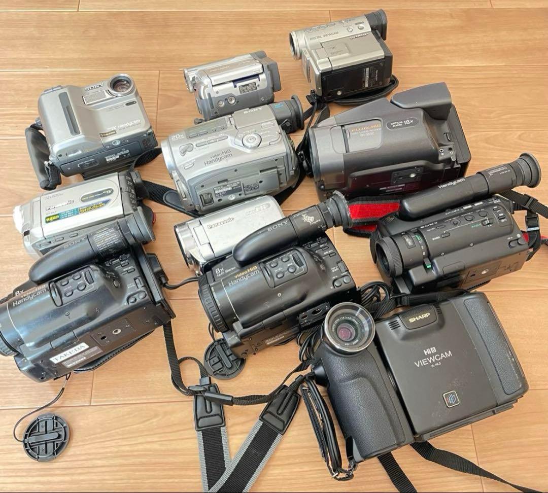 ビテオカメラ　11個まとめ売り
