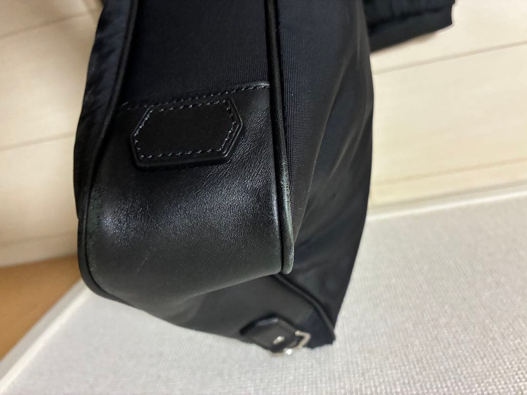 美品　ダンヒル　ビジネスバッグ　ガーズマン　ナイロン×レザー ブラック