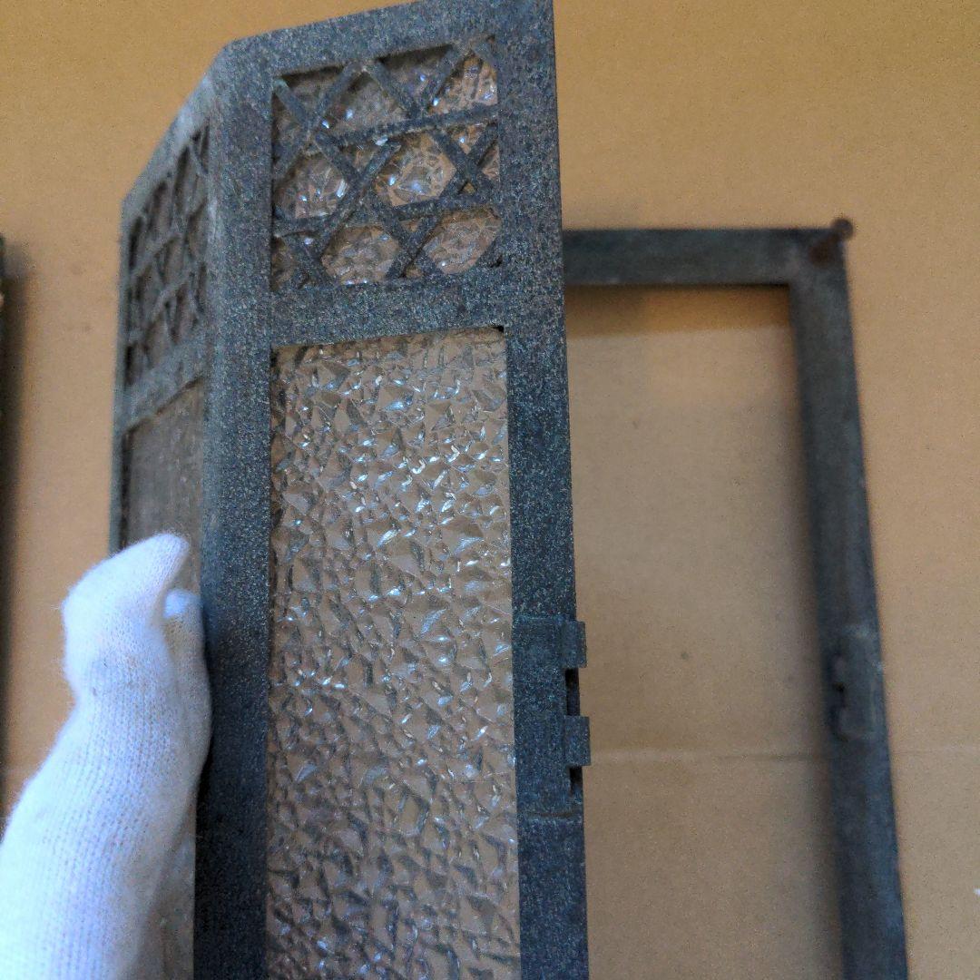 大正ロマンダイヤガラス 壁付け 開閉式セット