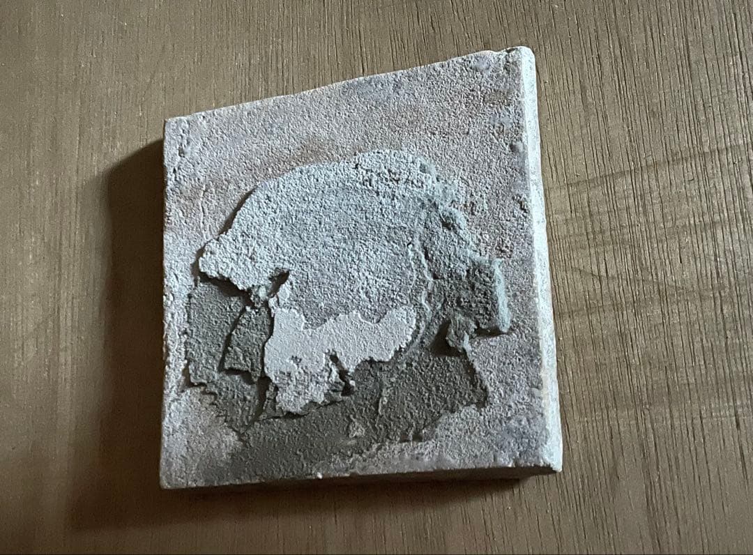 17世紀　オランダ　鳥のデリフトタイル　/ 古道具　アンティーク　工芸