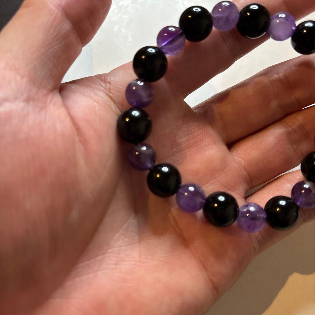 わっちさん専用！モリオンとアメジストと水晶で魔除けが最強化したかも！綺麗！