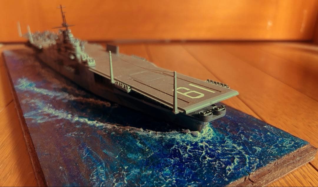 ハンコック 19 アメリカ軍 空母 軍艦モデル ジオラマ 1/700 スケール