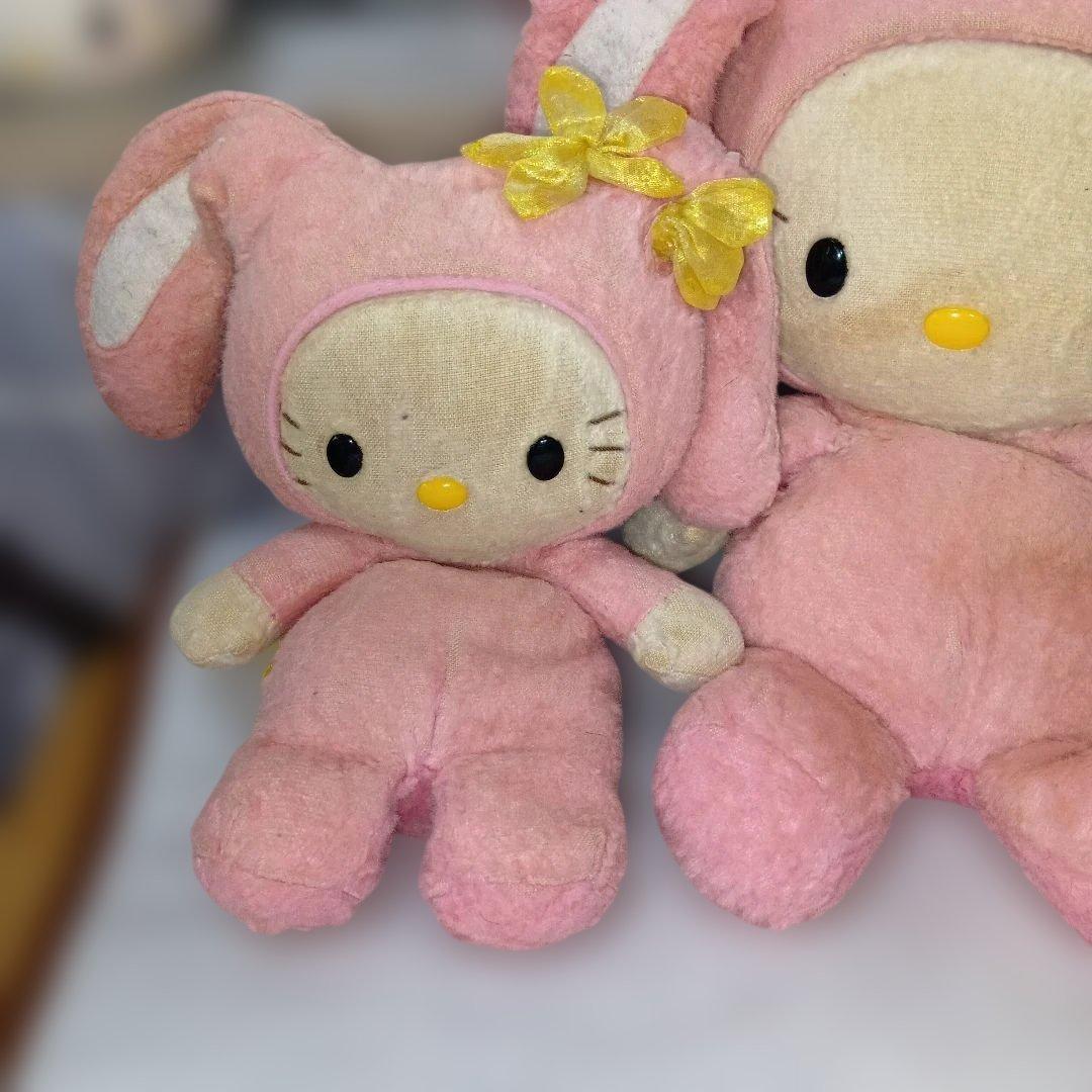 ハローキティVivitixGirls限定くたうさぎぬいぐるみ3体セット1999年