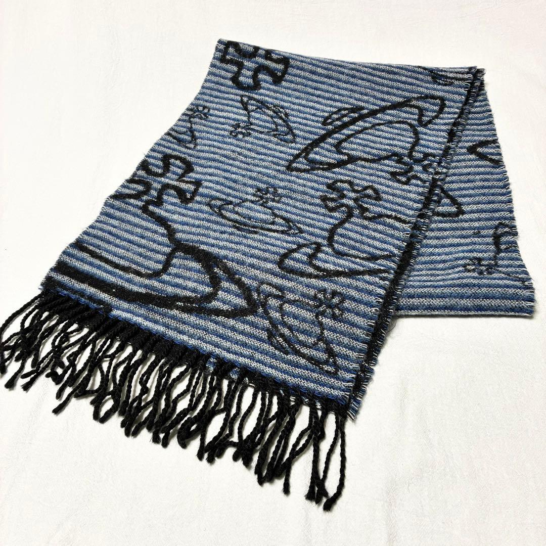 Vivienne Westwood ACCESSORIES マフラー オーブ総柄