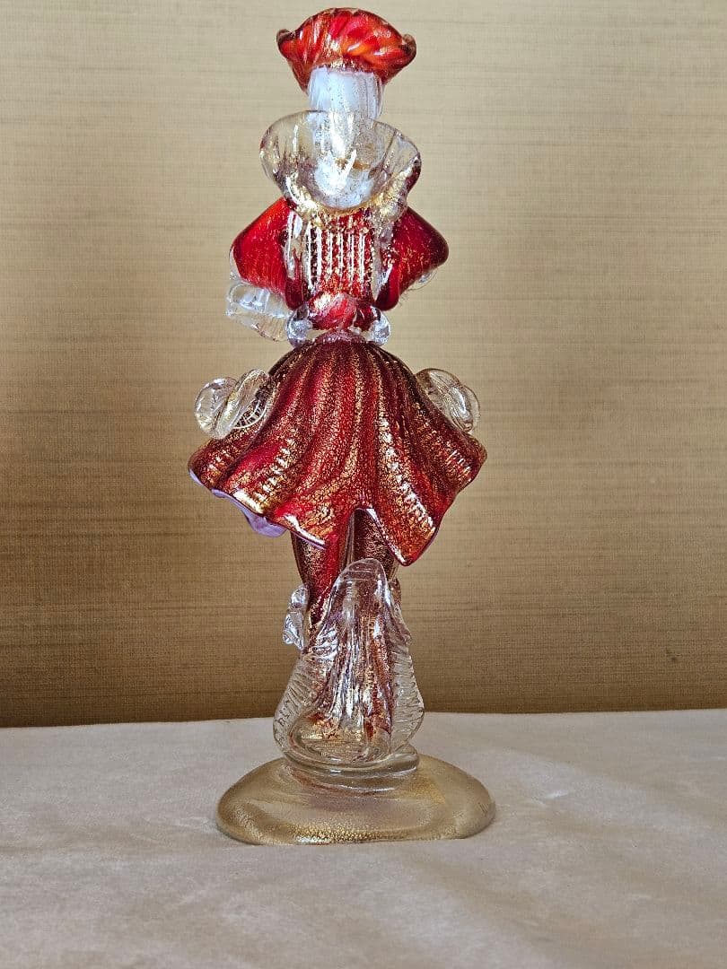 【希少・美品】ベネチアンガラス イタリアムラーノ　ヴェネチアン 人形