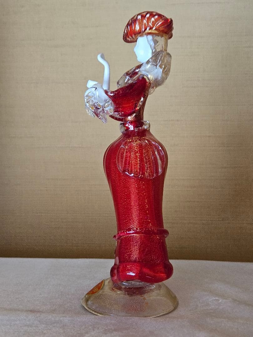 【希少・美品】ベネチアンガラス イタリアムラーノ　ヴェネチアン 人形