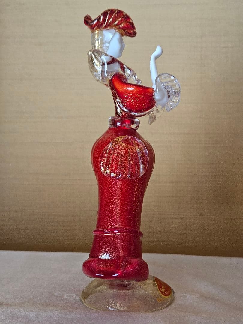 【希少・美品】ベネチアンガラス イタリアムラーノ　ヴェネチアン 人形