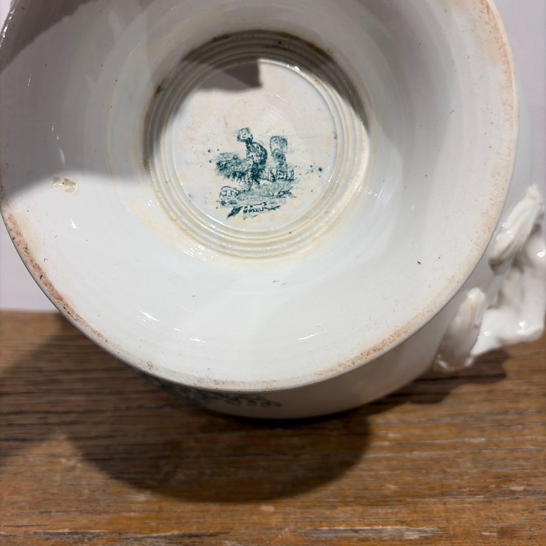 フランスアンティーク　サンタマン　ミュゲ 鈴蘭　ST.AMAND スーピーエール