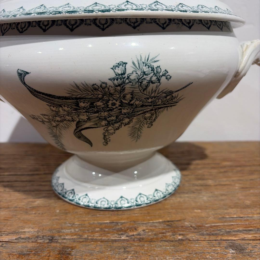 フランスアンティーク　サンタマン　ミュゲ 鈴蘭　ST.AMAND スーピーエール