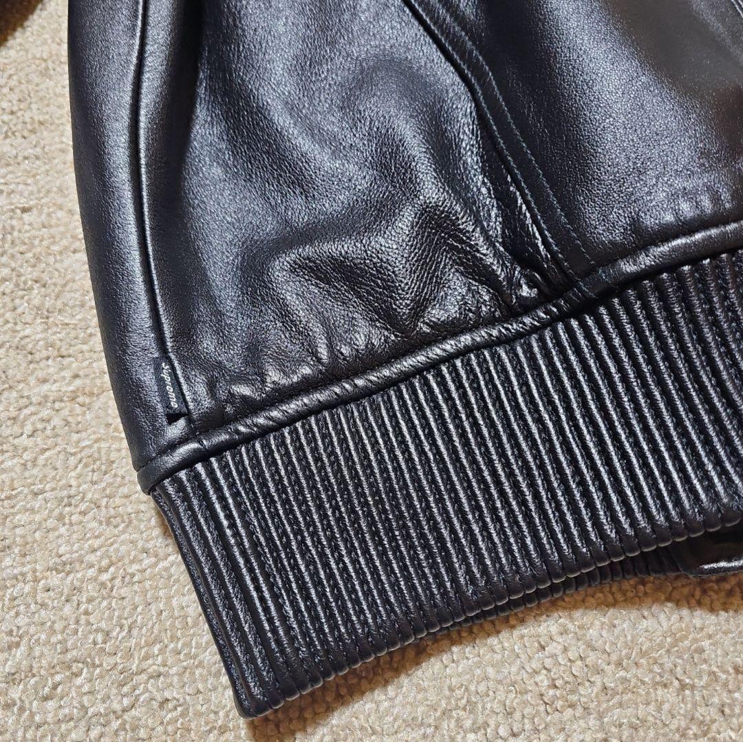 光*様 美品！希少！ Supreme シュプリーム レザージャケットブラック M