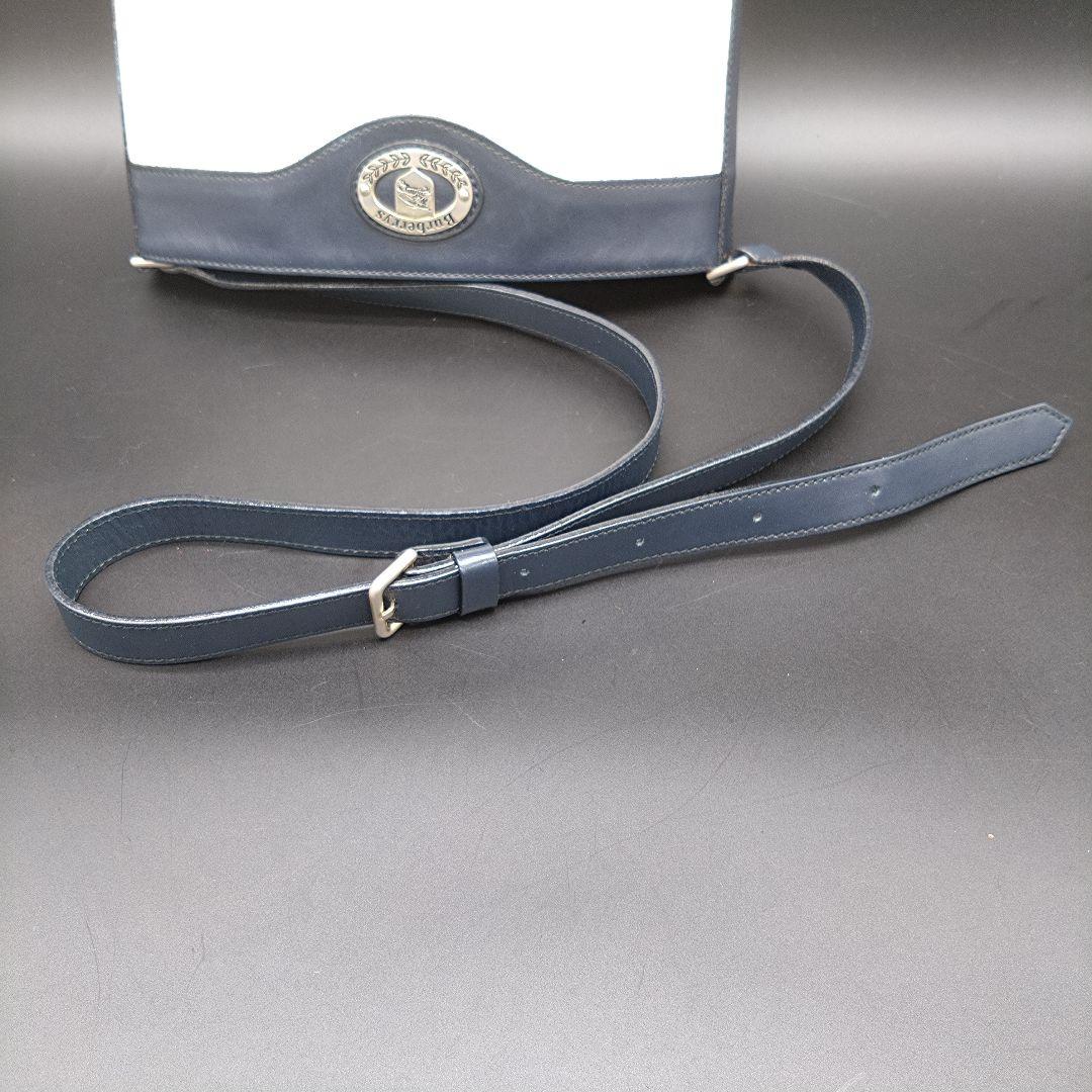 Burberrys ホースロゴ バケツ型 レザー ショルダーバッグ ノバチェック