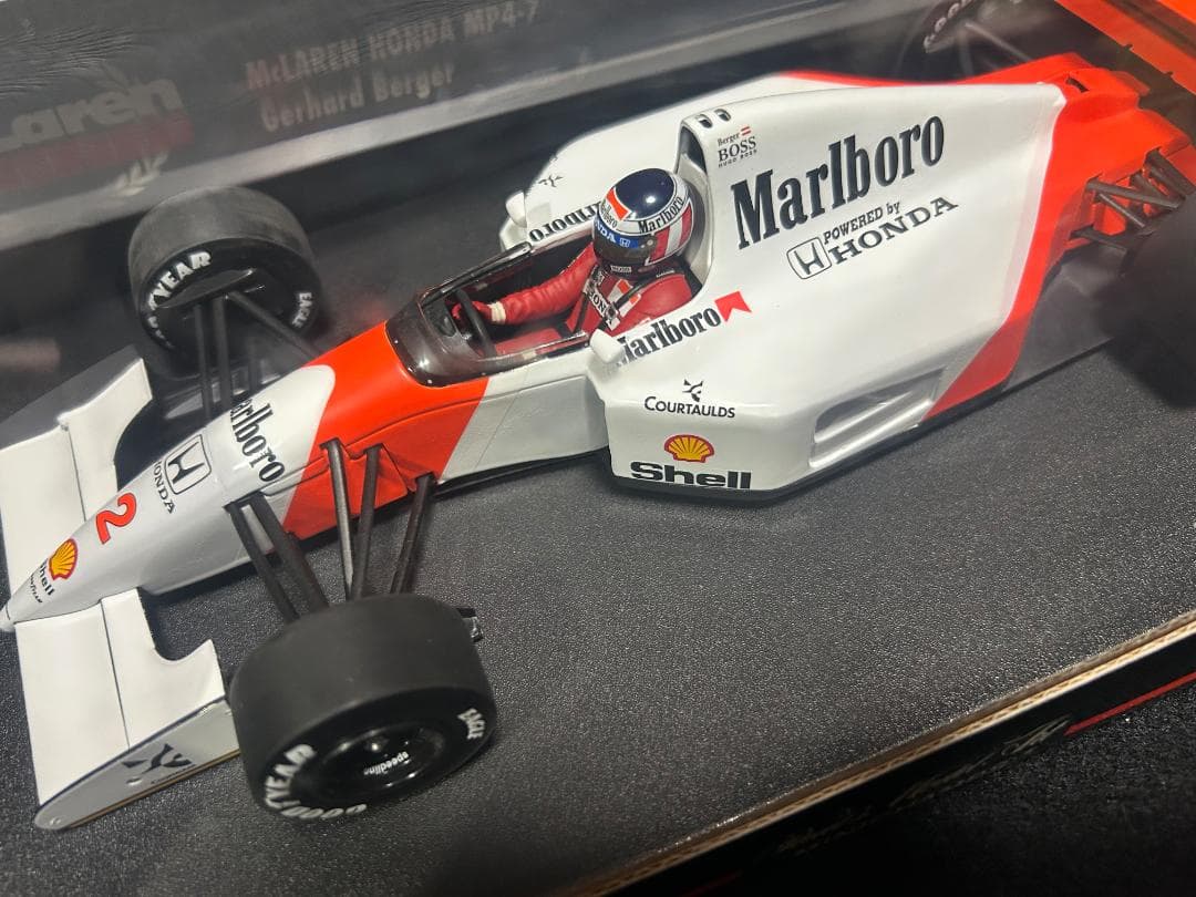 自動車 MCS 1/18 Mclaren Honda MP4/7 G.Berger