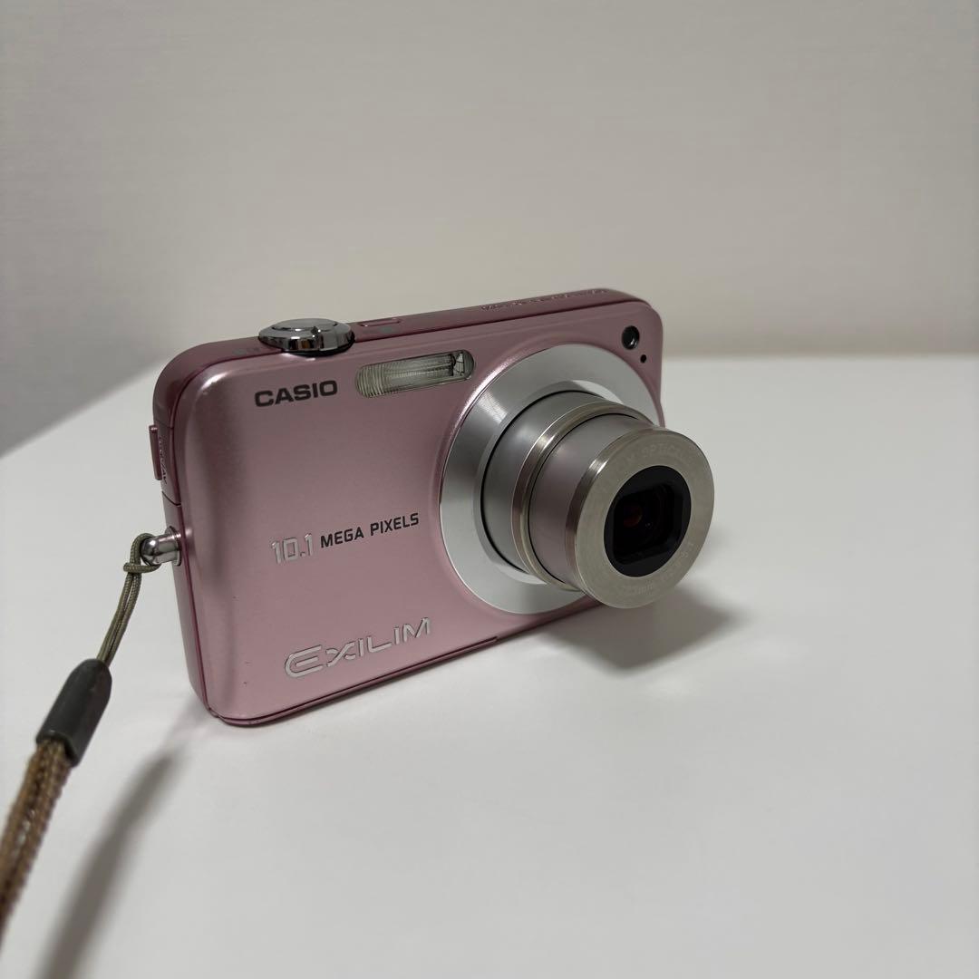 【動作良】CASIO エクシリムEX-Z1050 充電器付き ピンク コンデジ