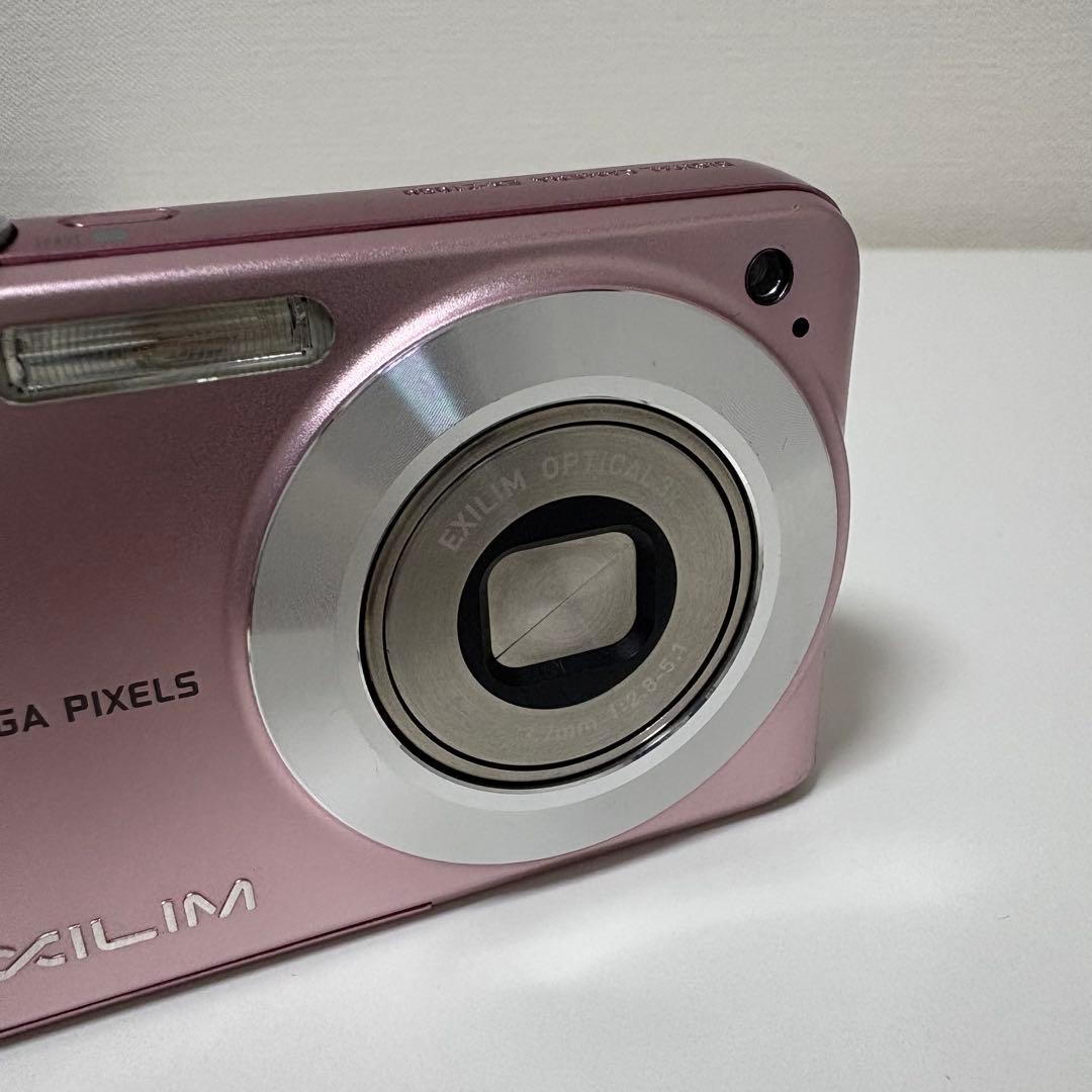 【動作良】CASIO エクシリムEX-Z1050 充電器付き ピンク コンデジ