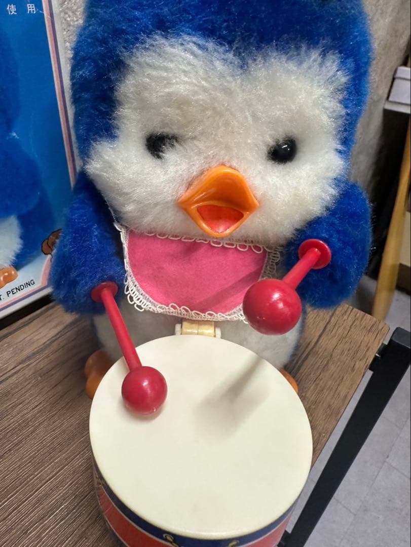 リズムペンギン 電動 ぬいぐるみ 昭和レトロ