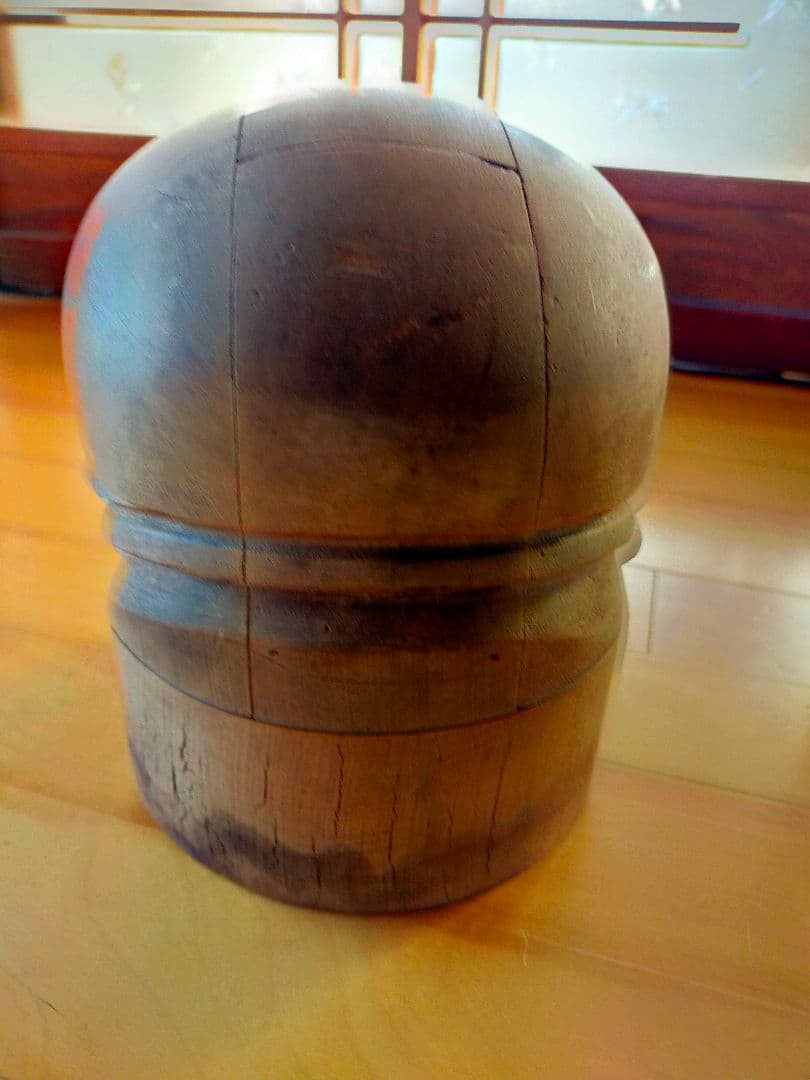 アンティーク　帽子　パズル木型