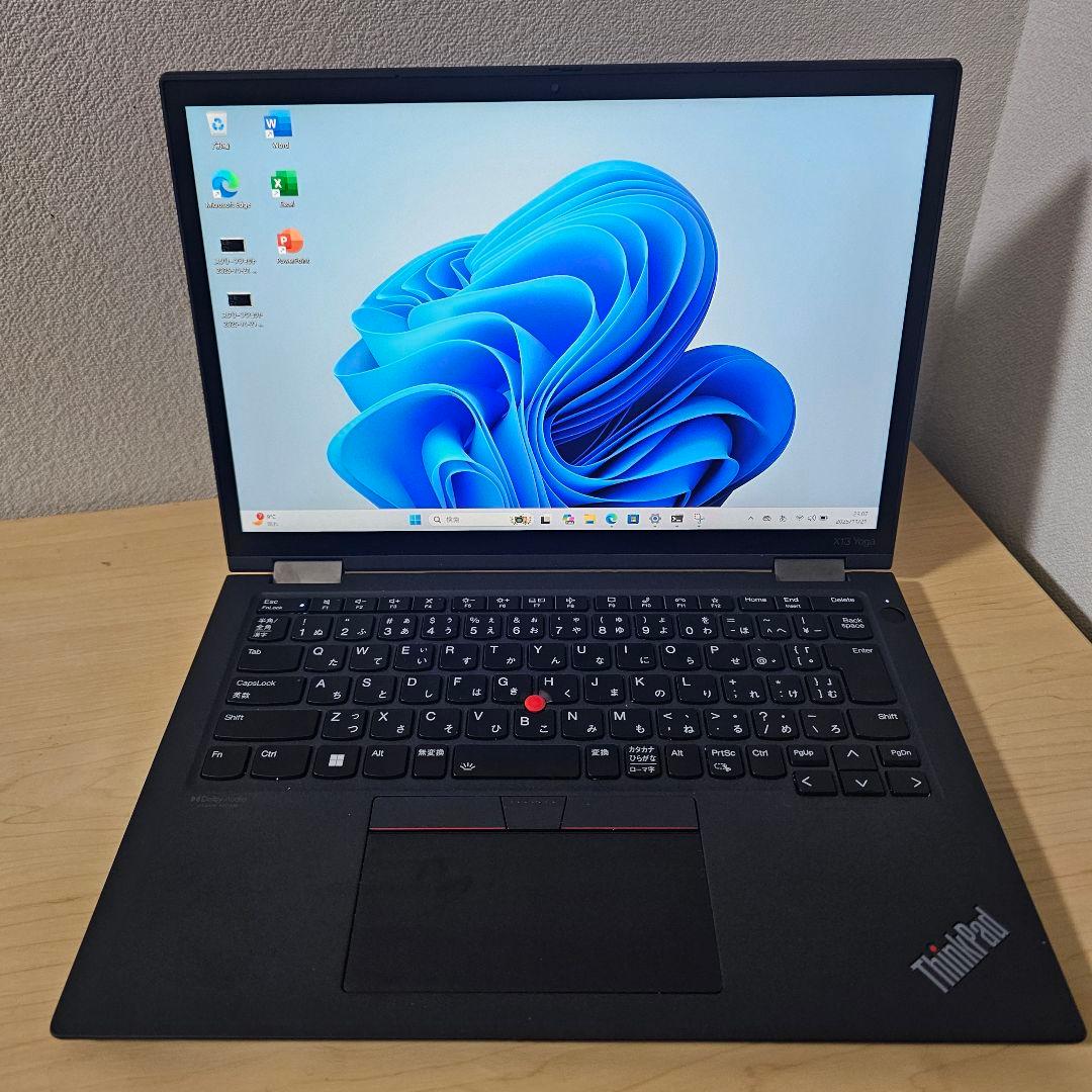 X13 Yoga Gen 2／Core i5 11世代・16GB／内蔵ペン