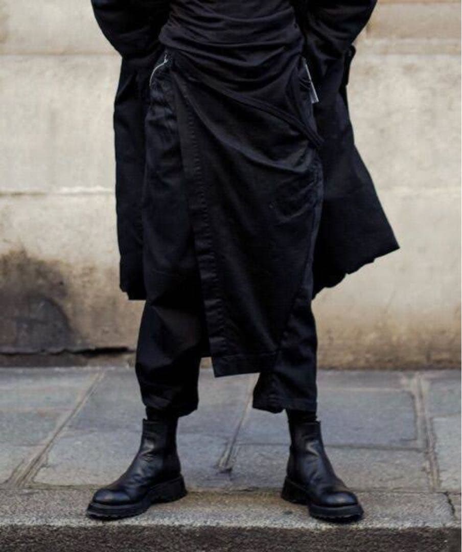 julius 717pam17 デニムラップパンツ