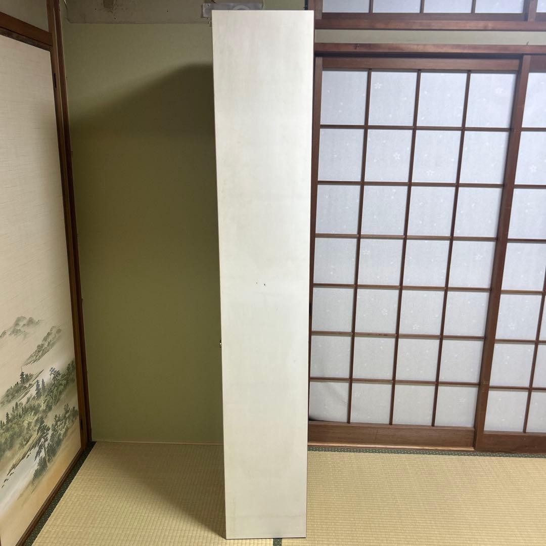 アイボリー キャビネット 透明ガラス扉付き